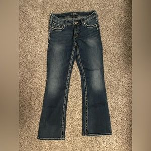 Silver brand flare leg jeans